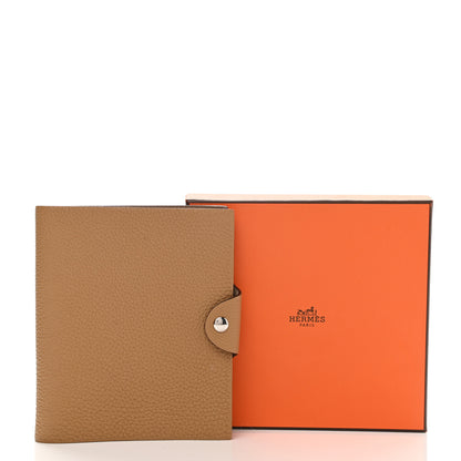 Hermes Togo Ulysse PM Notebook Cover Biscuit 10 of 10