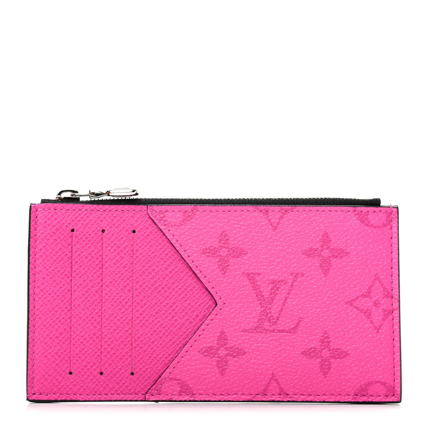 Louis Vuitton Taigarama Coin Card Holder Fuchsia 1 of 7
