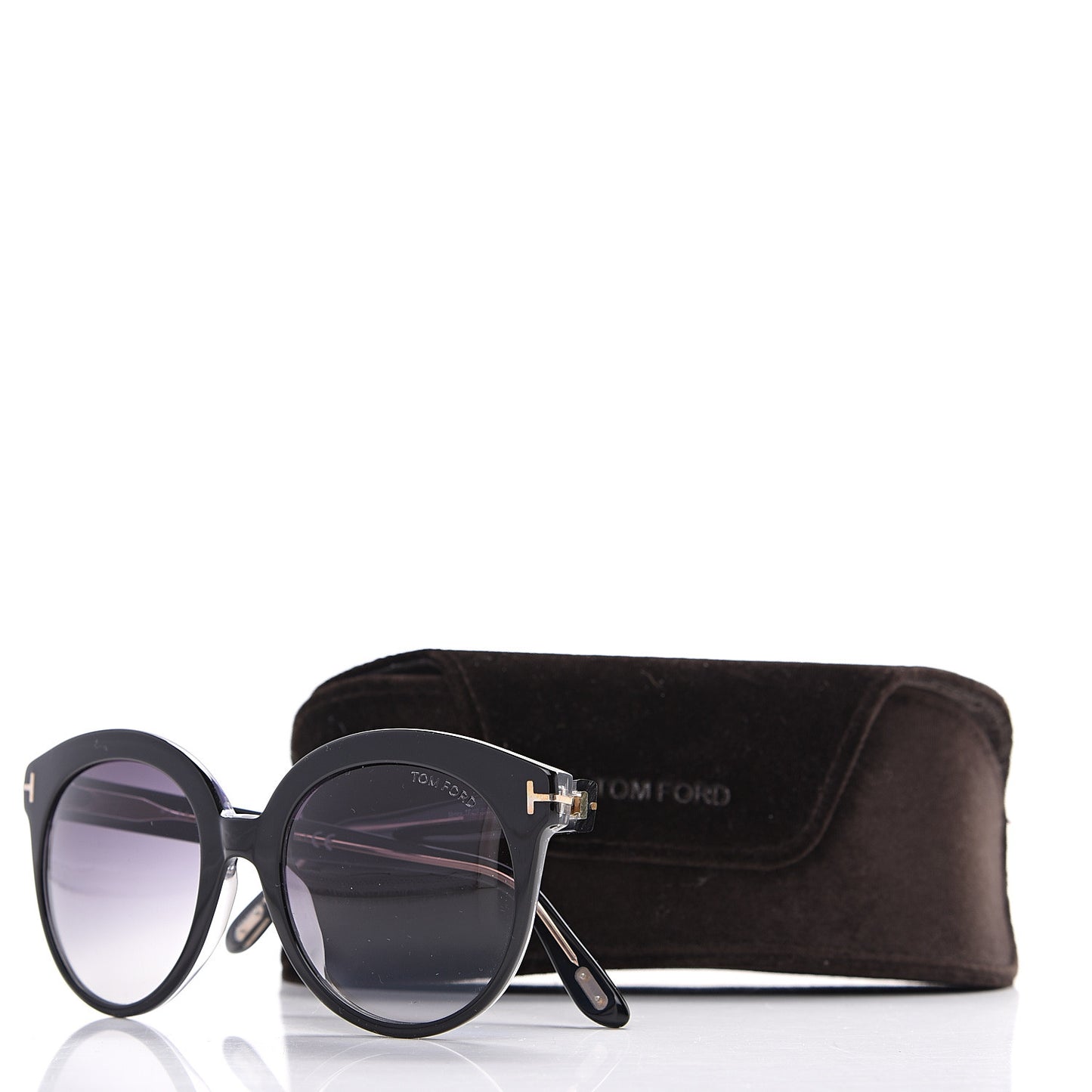 Monica Round Sunglasses TF429 Black