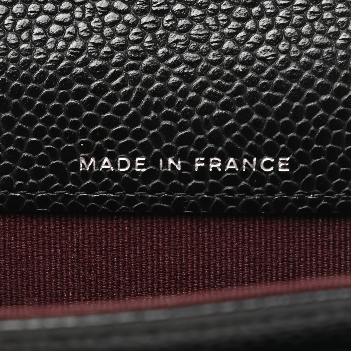 Caviar Quilted Flap Card Holder Wallet Black