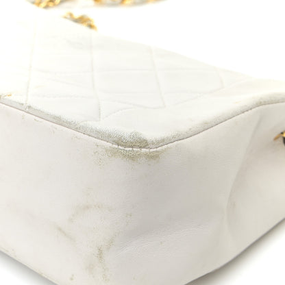 Chanel Lambskin Quilted Medium Single Flap White 21 of 23