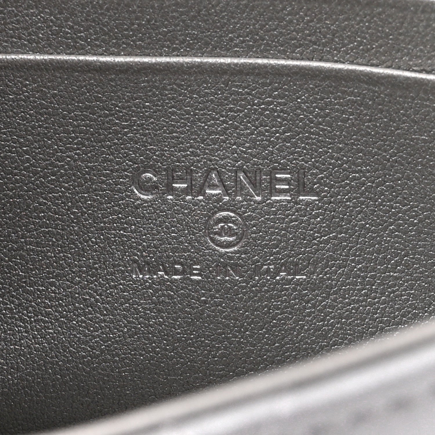 Chanel Lambskin Quilted Chain Top Handle Phone Holder With Chain Silver 6 of 11