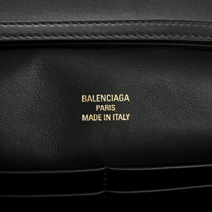 Balenciaga Smooth Calfskin Small Bel Air Clutch On Strap Black Black 6 of 12