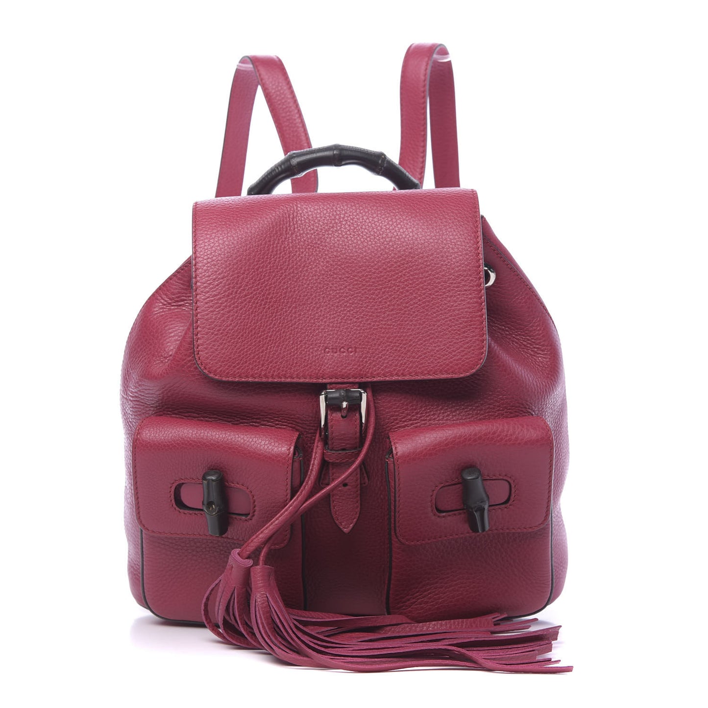 Cellarius Calfskin Medium Bamboo Backpack Petunia