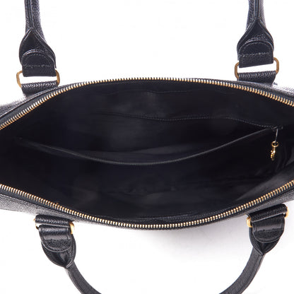 Chanel Caviar Large CC Shoulder Bag Black 7 of 9