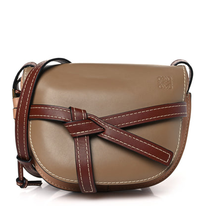 Loewe Calfskin Small Gate Crossbody Bag Taupe 1 of 8