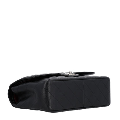Chanel Caviar Quilted Jumbo Double Flap Black 5 of 10