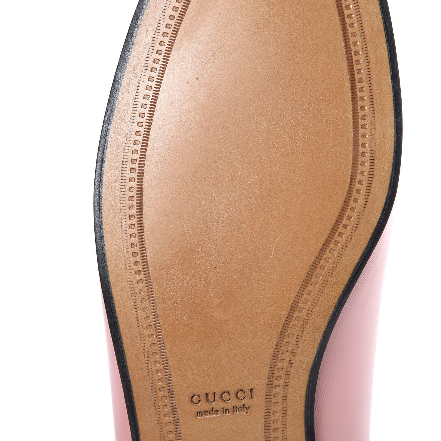 Gucci Lambskin Womens Brixton Horsebit Loafers 37.5 Perfect Pink 8 of 10