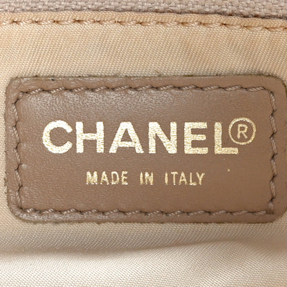 Chanel Nylon Travel Bowler Beige 6 of 13