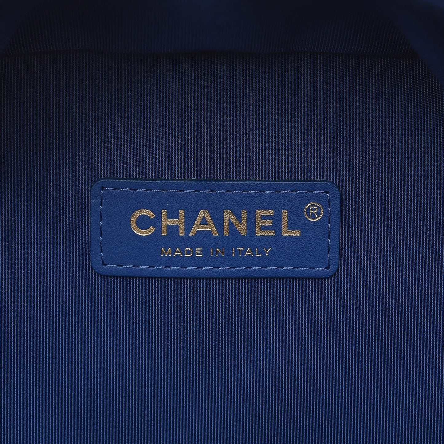 Caviar Quilted Large CC Day Backpack Blue