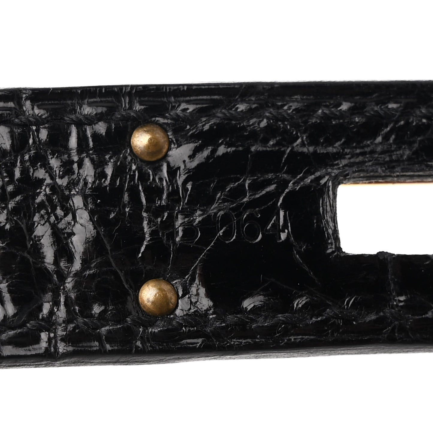 Shiny Porosus Crocodile Birkin 35 Black