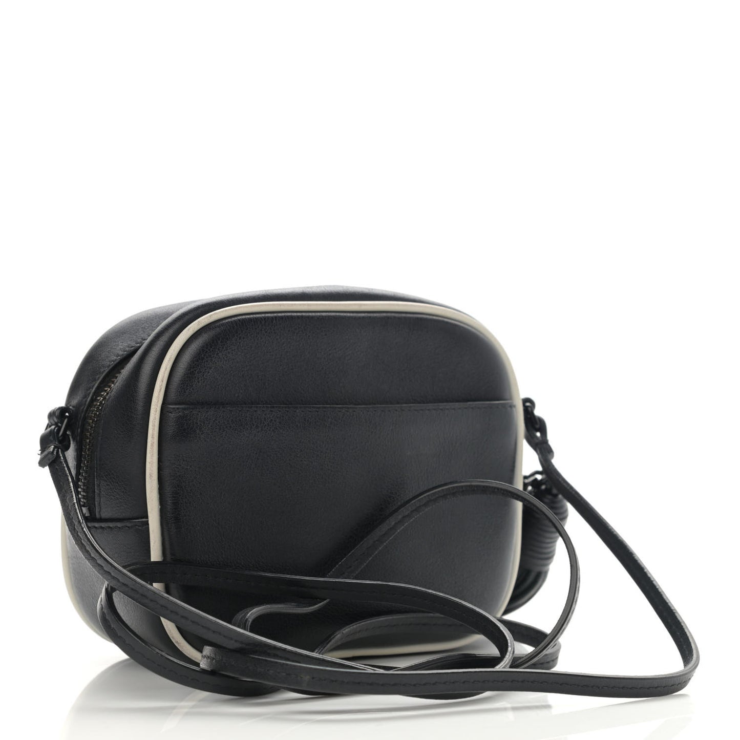 Nappa Monogram Blogger Bag Black White