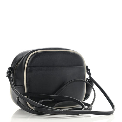 Saint Laurent Nappa Monogram Blogger Bag Black White 2 of 12