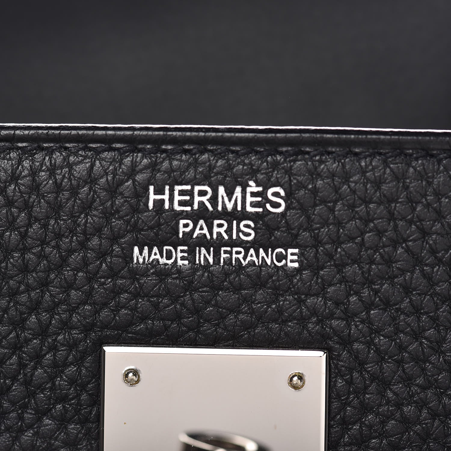 Hermes Togo Birkin 40 Black 9 of 34