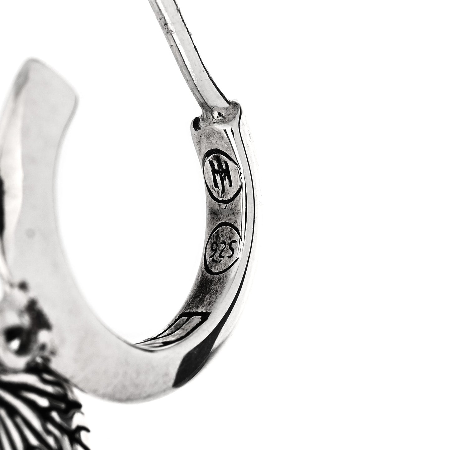 Sterling Silver Valentine Drop Huggie Earrings