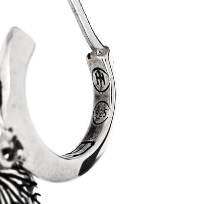 John Hardy Sterling Silver Valentine Drop Huggie Earrings 4 of 4