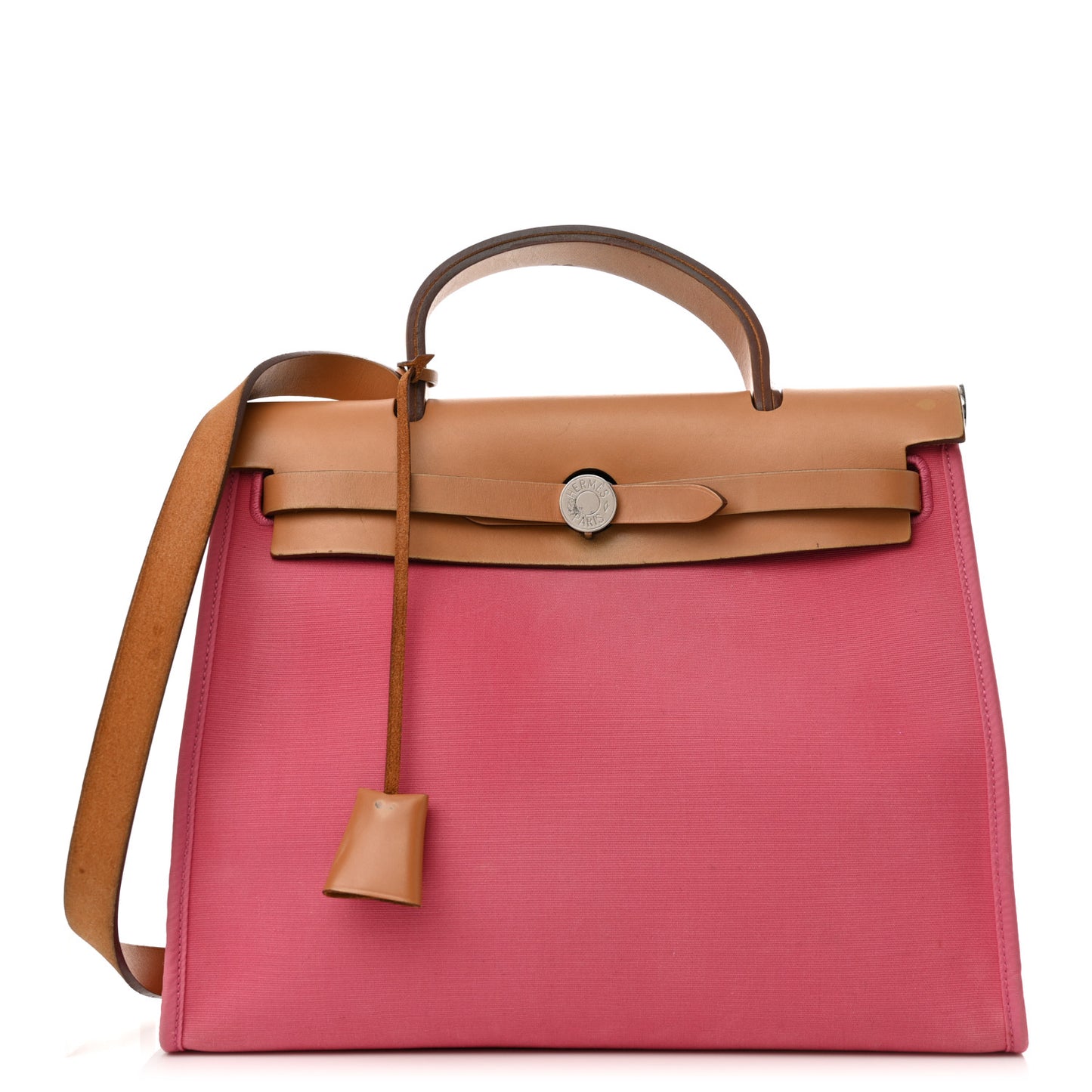 Toile Vache Hunter Herbag Zip 31 PM Rose Lipstick Natural