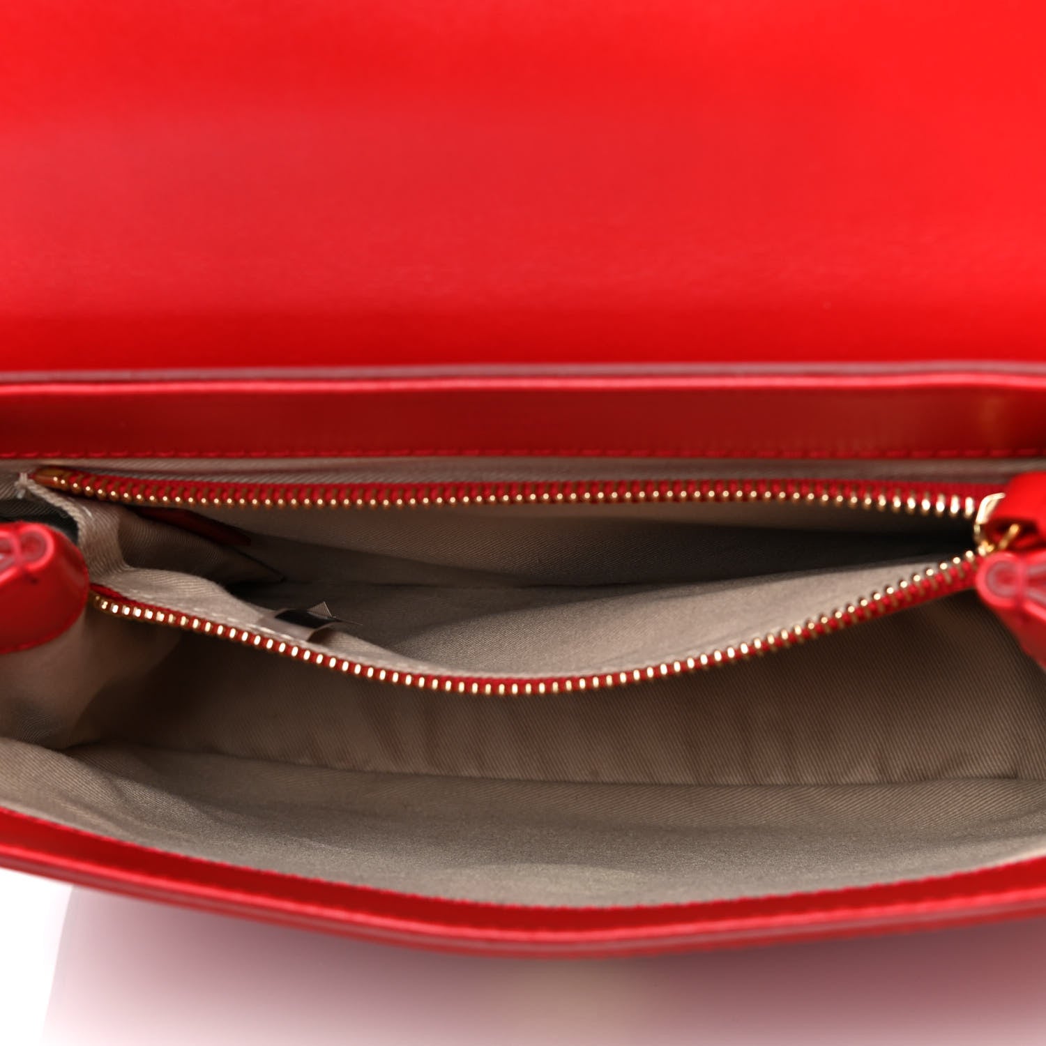 Chloe Calfskin Small C Double Carry Plaid Red 5 of 11