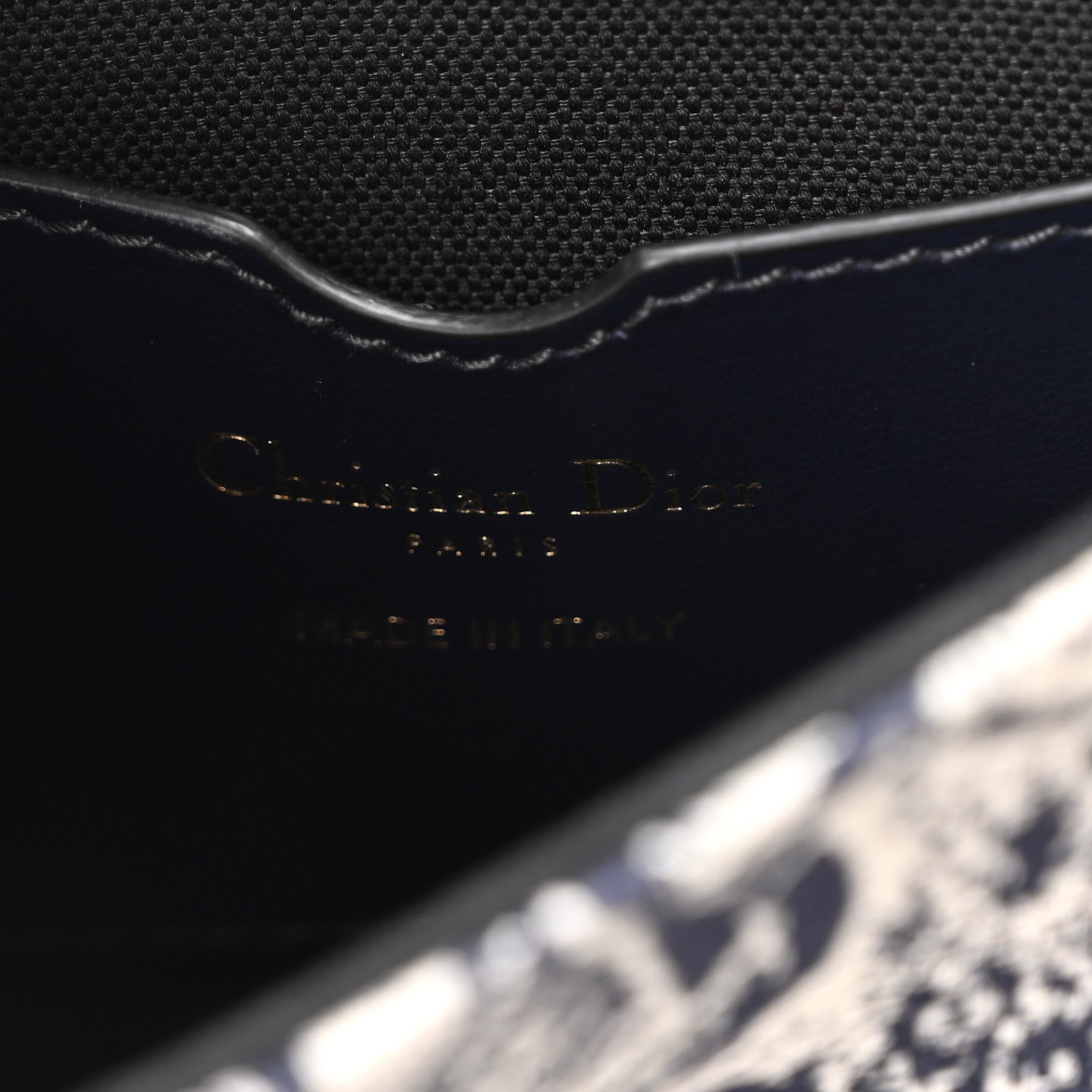 Christian Dior Canvas Toile de Jouy Reverse Embroidered Medium Bobby Flap Blue Blue 6 of 9
