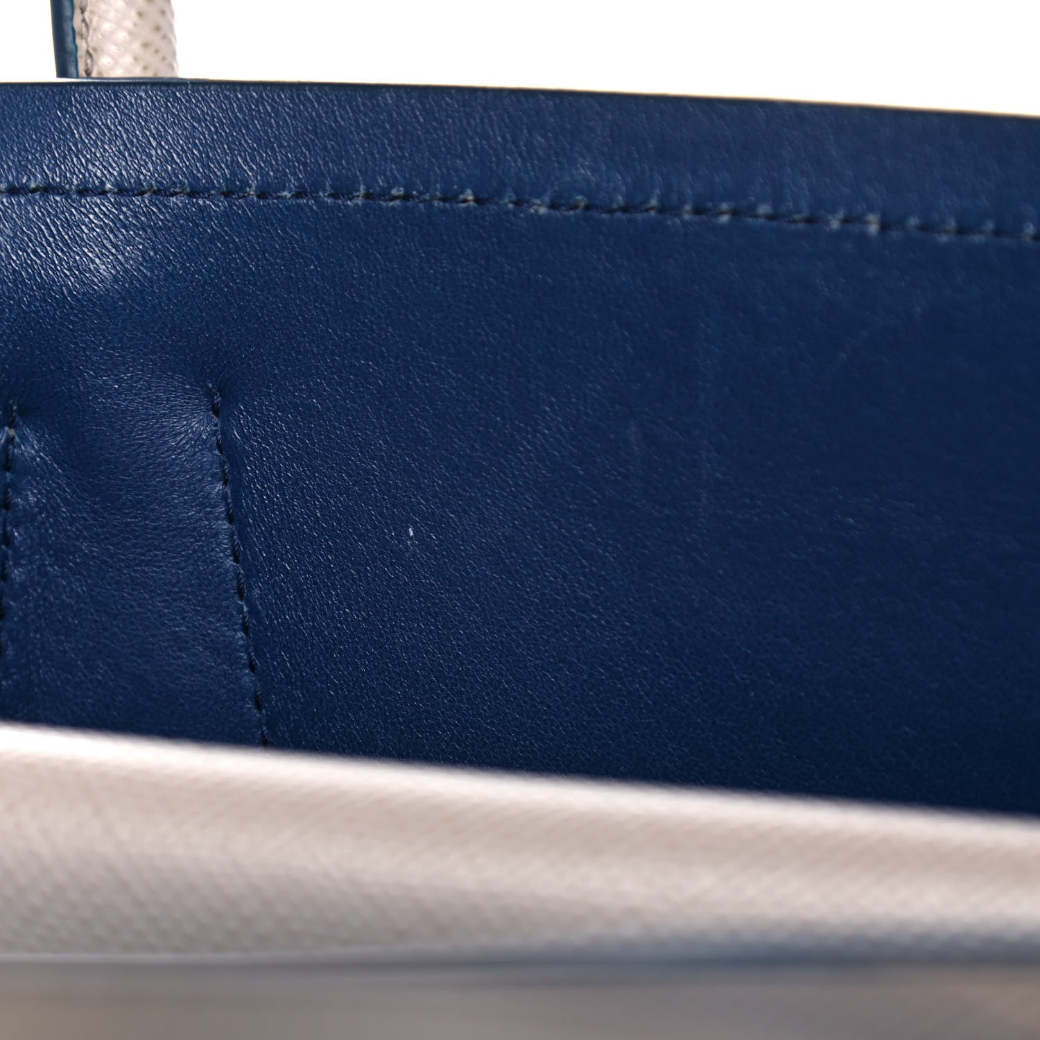 Prada Saffiano Cuir Medium Double Bag Pomice Bluette 20 of 21