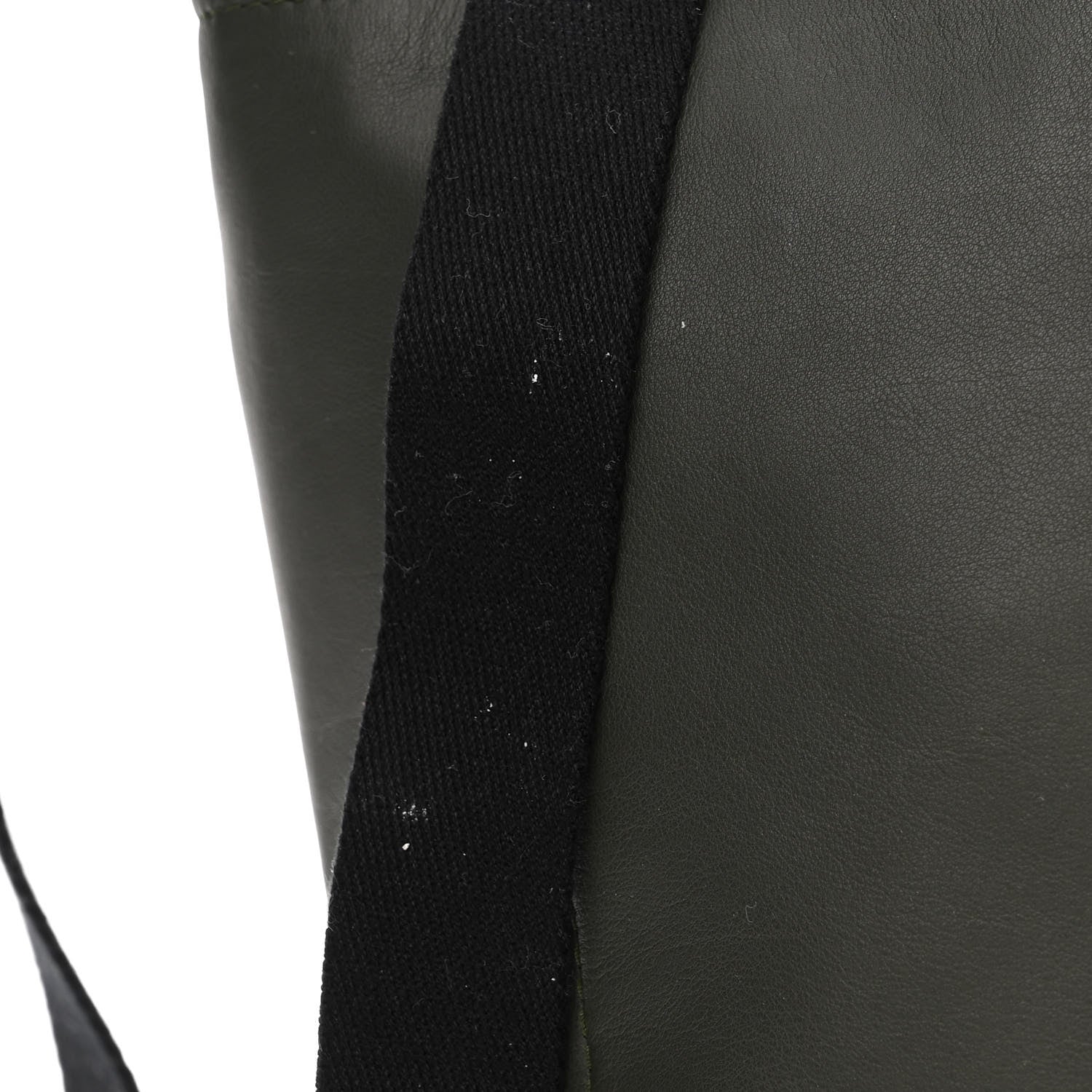Bottega Veneta Smooth Calfskin Nylon Drawstring Bucket Bag Green 12 of 12