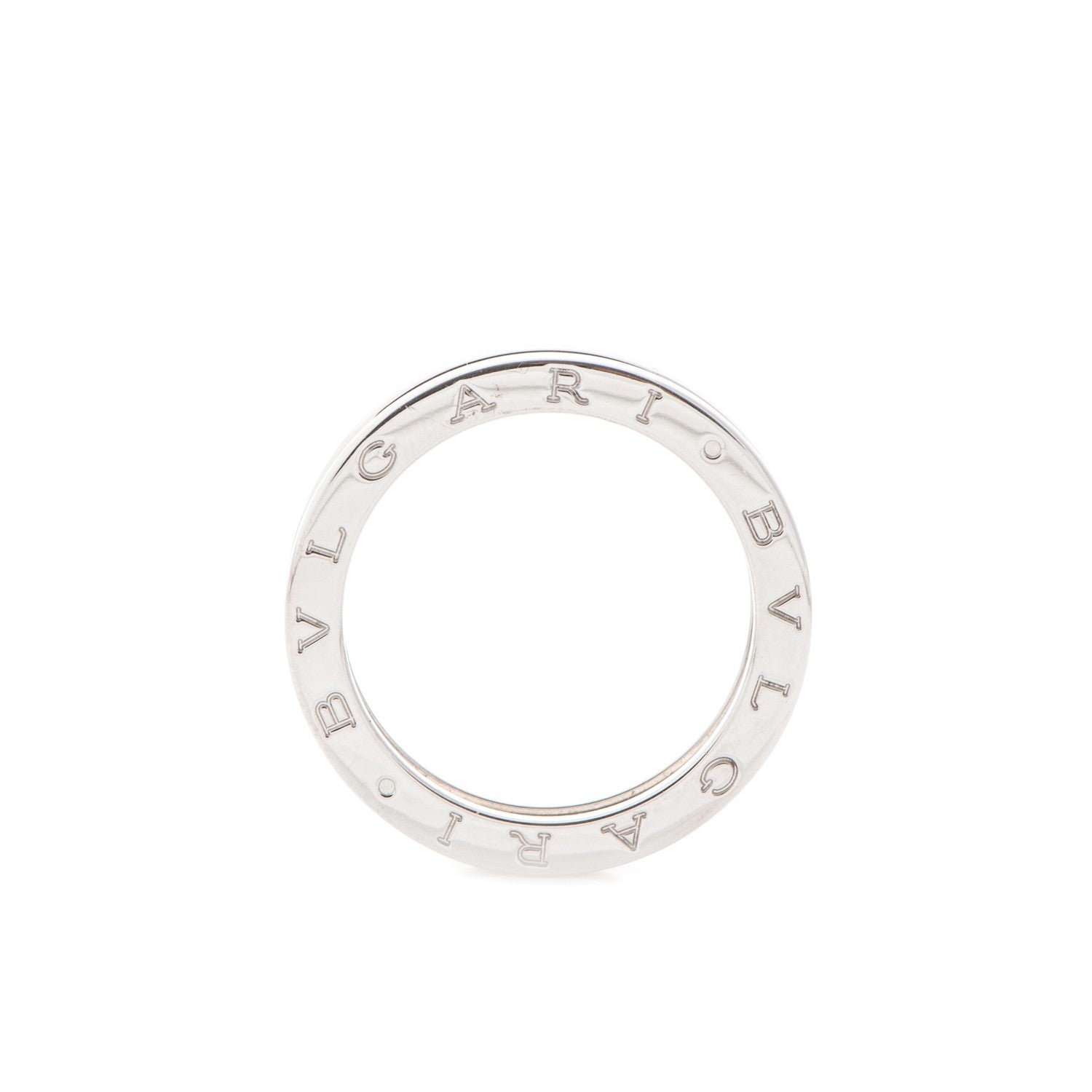 Bulgari 18K White Gold B.Zero1 Ring 63 10.25 3 of 5