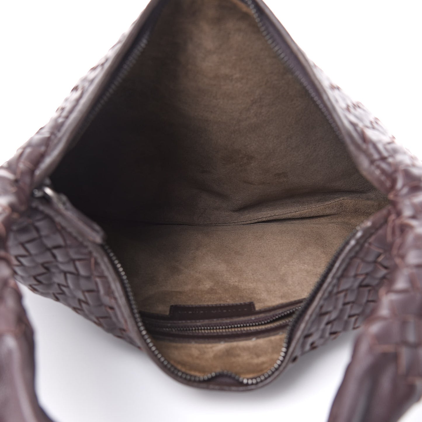 Nappa Intrecciato Medium Veneta Hobo Ebano