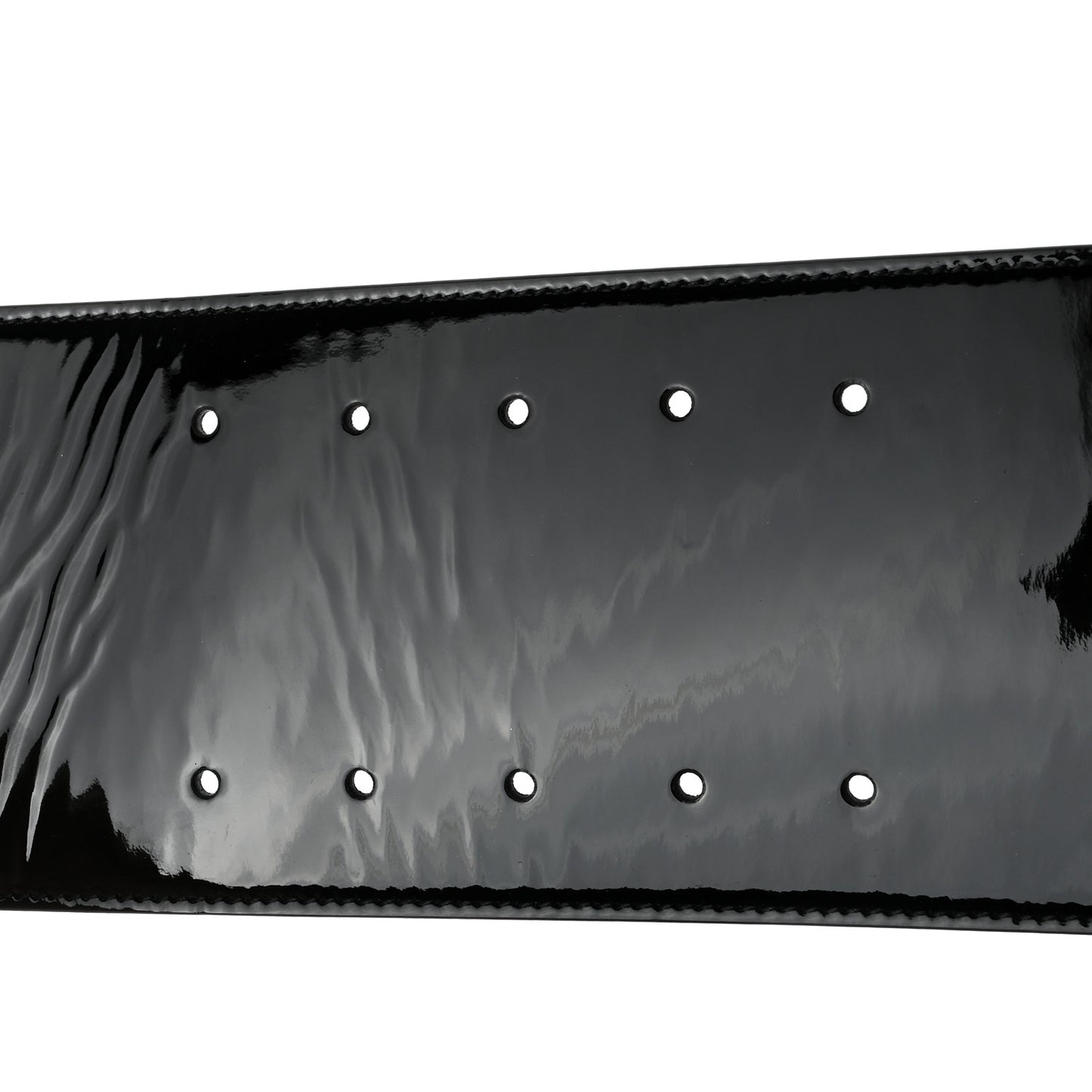 Patent Calfskin Wide Belt 80 32 Black