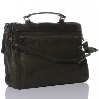 Proenza Schouler Lambskin PS1 Large Satchel Military 3 of 8