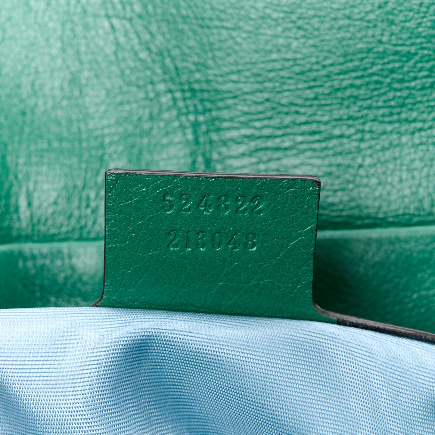 Calfskin Medium Thiara Double Envelope Shoulder Bag Blue Green