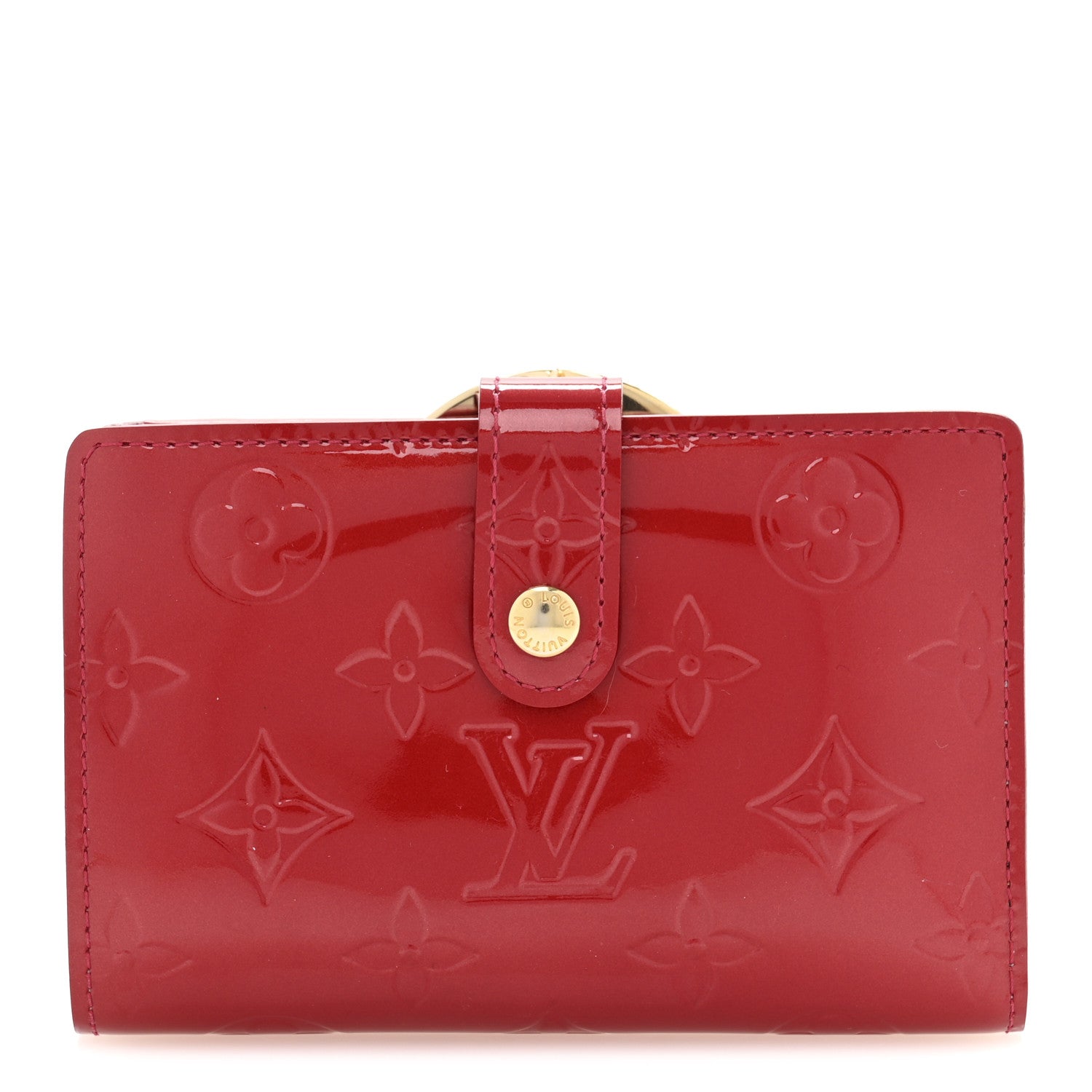 Louis Vuitton Vernis French Purse Wallet Pomme D'Amour 1 of 11