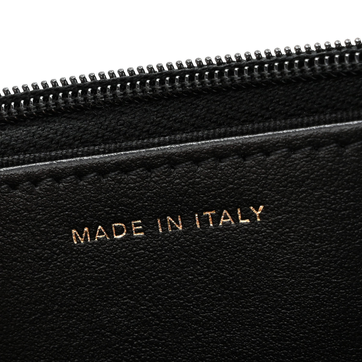 Tweed Quilted Wallet On Chain WOC Black Ecru White