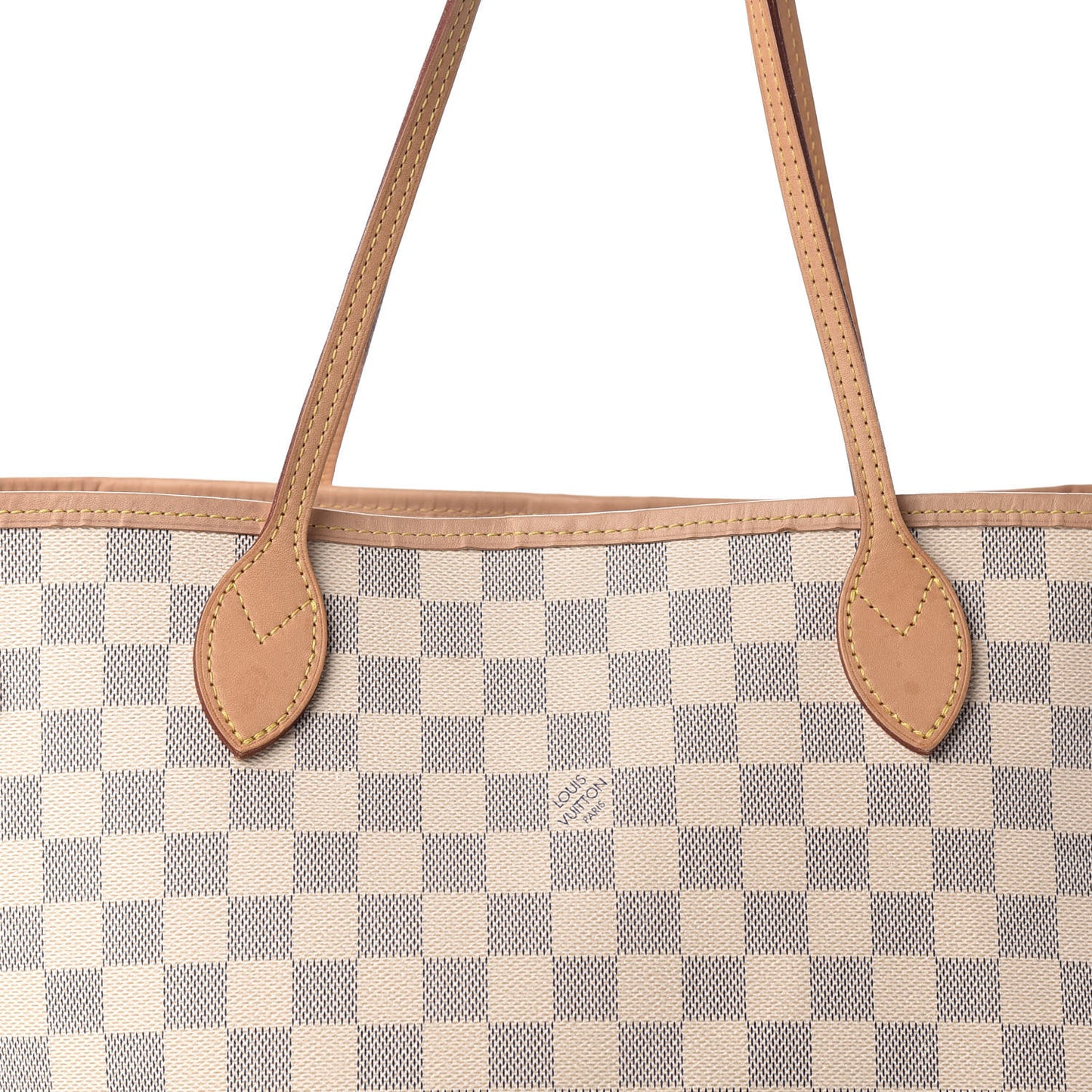 Damier Azur Neo Neverfull MM Rose Ballerine