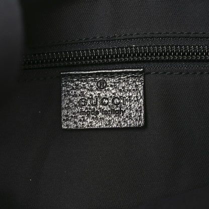 Gucci Monogram Medium Half Moon Hobo Black 6 of 10