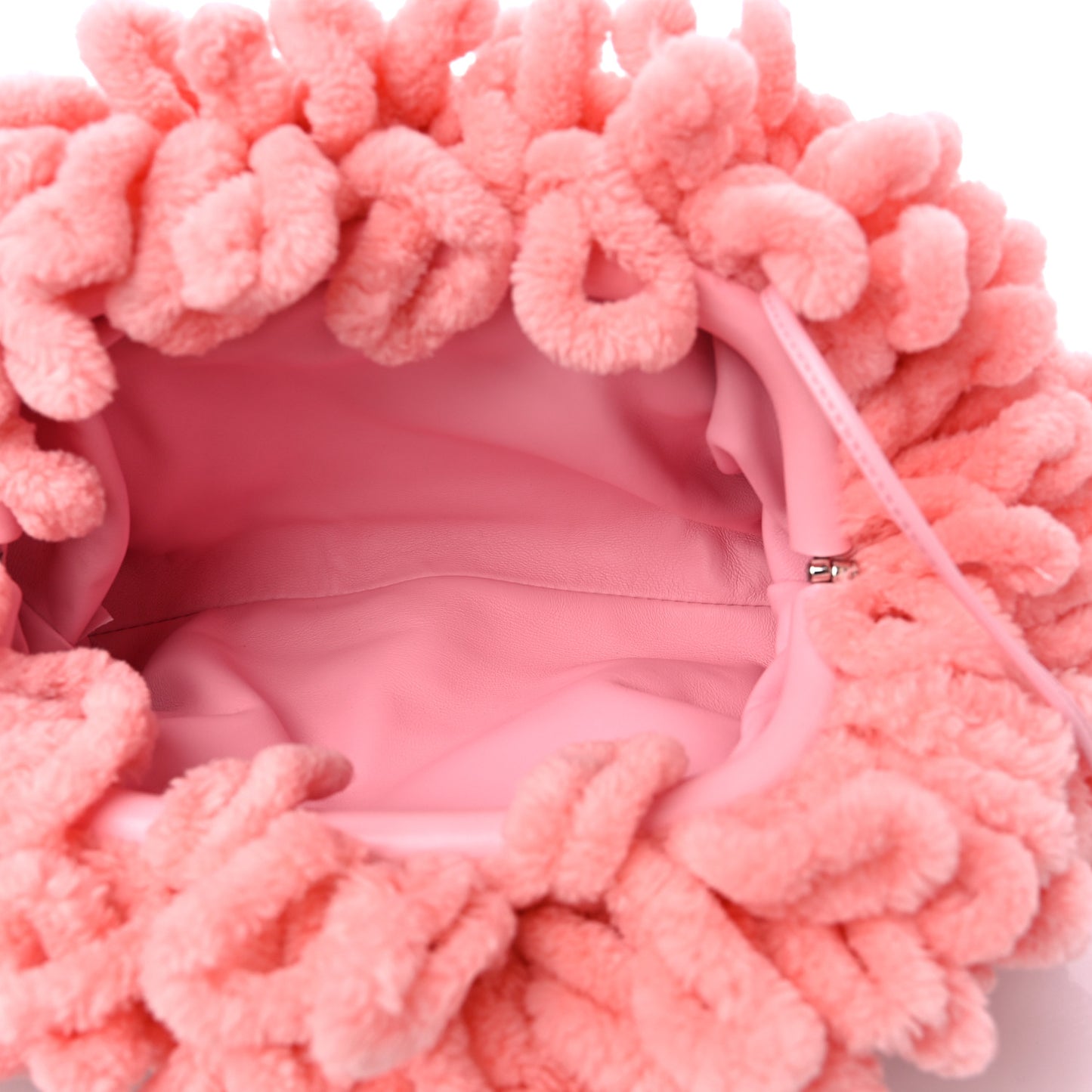 Chenille The Mini Pouch Pink