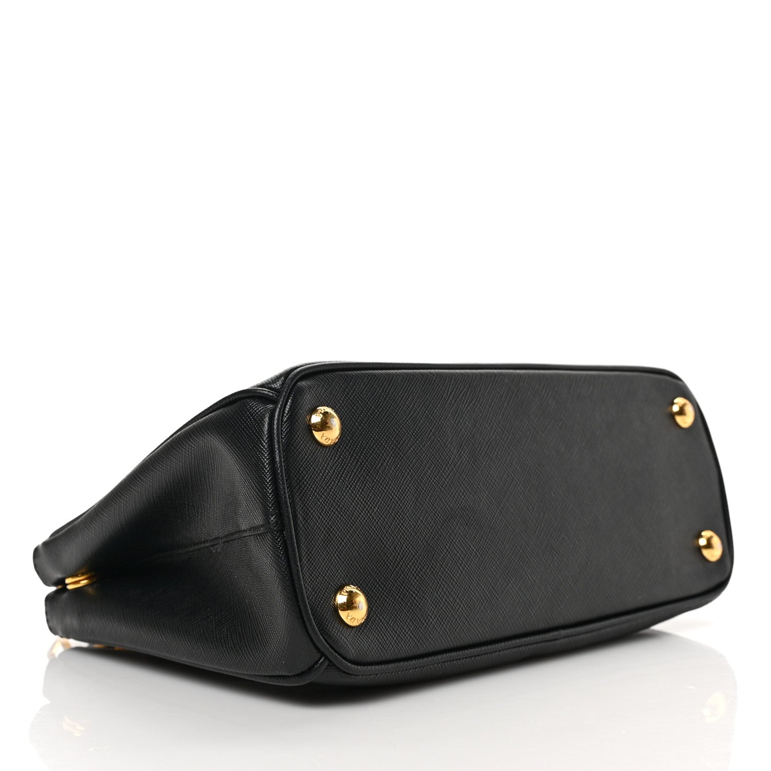 Prada Saffiano Small Galleria Double Zip Tote Black 4 of 9
