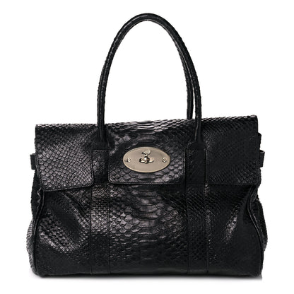 Mulberry Silky Snake Shine Bayswater Ink Blue 1 of 17