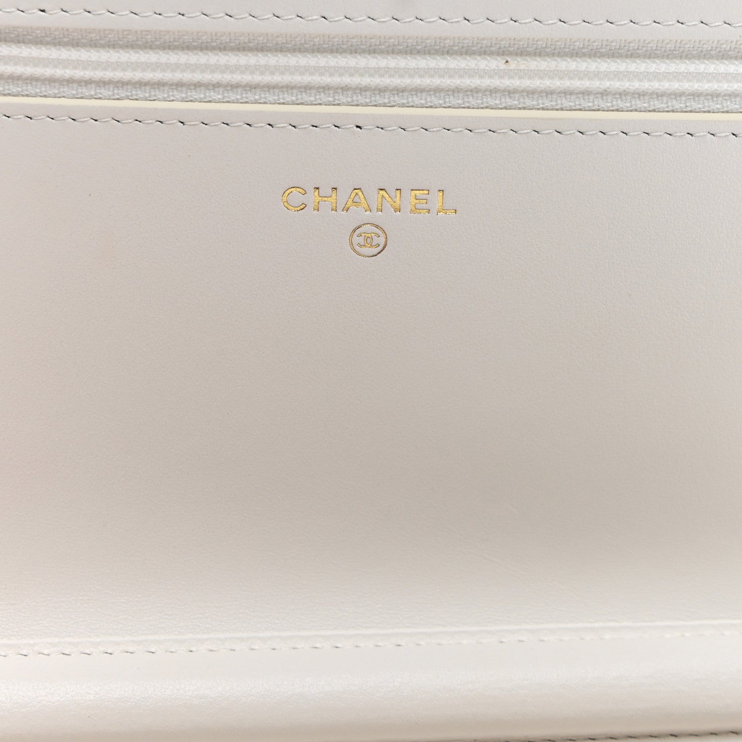 Chanel Caviar Quilted Boy Wallet On Chain WOC White 6 of 13