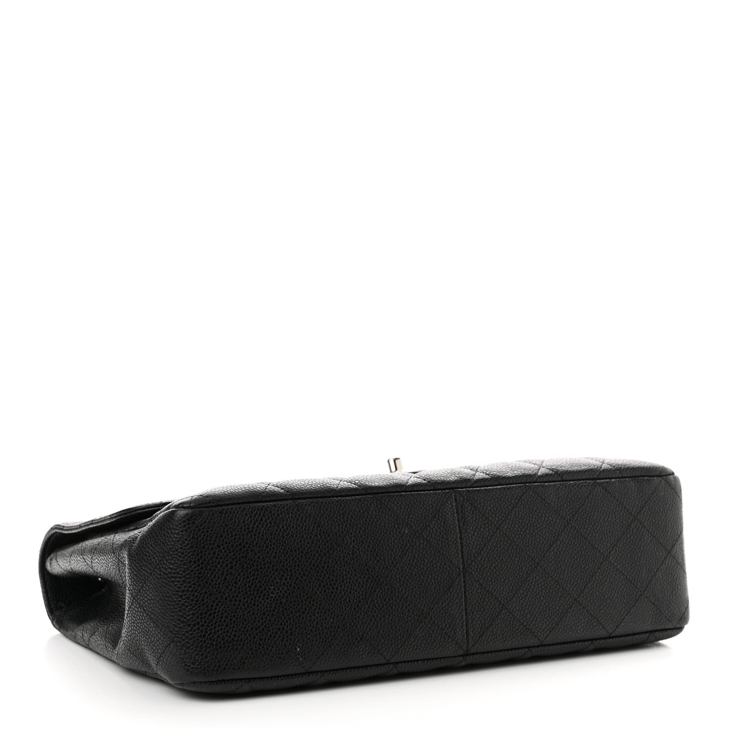 Chanel Caviar Quilted Jumbo Single Flap Black 4 of 17
