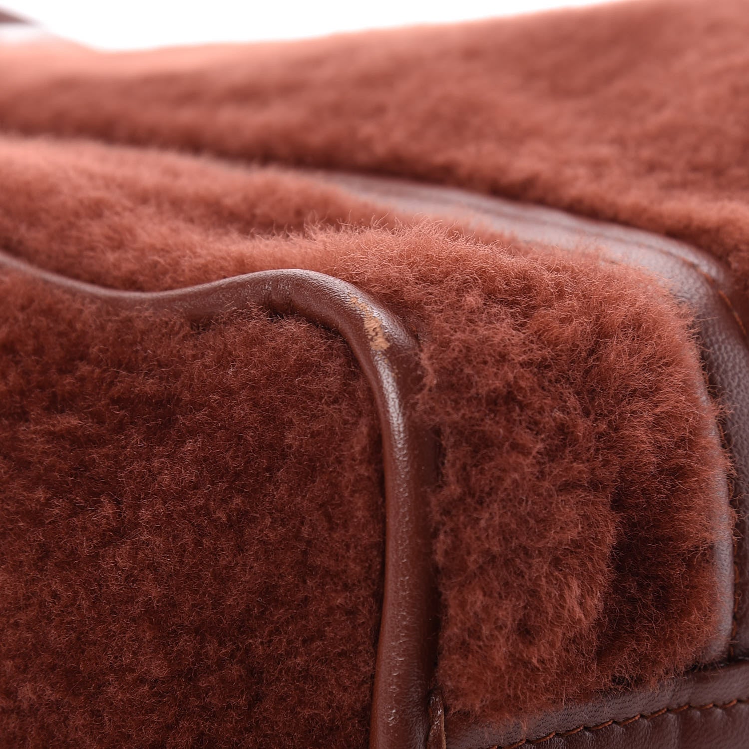 Balenciaga Shearling XS Bazar Shopper Tote 14 of 19