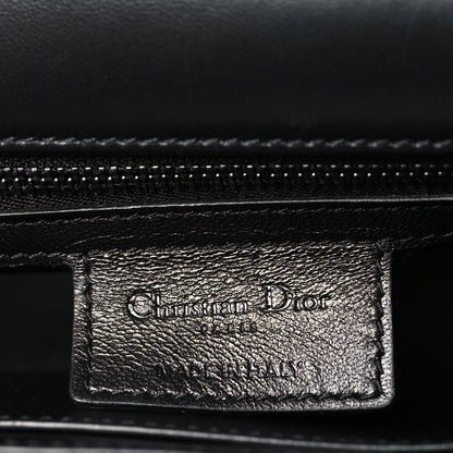 Christian Dior Calfskin Macrocannage Large Caro Bag Black 6 of 10
