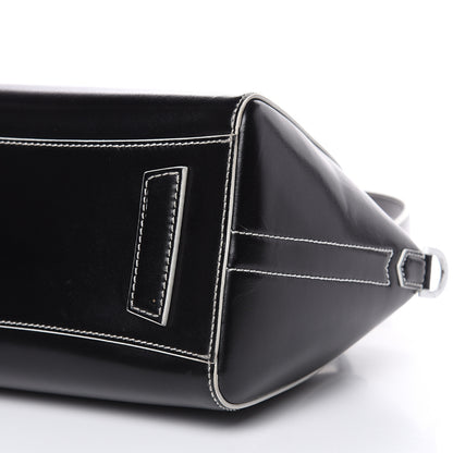 Givenchy Calfskin Contrast Topstitch Small Antigona Black White 9 of 14