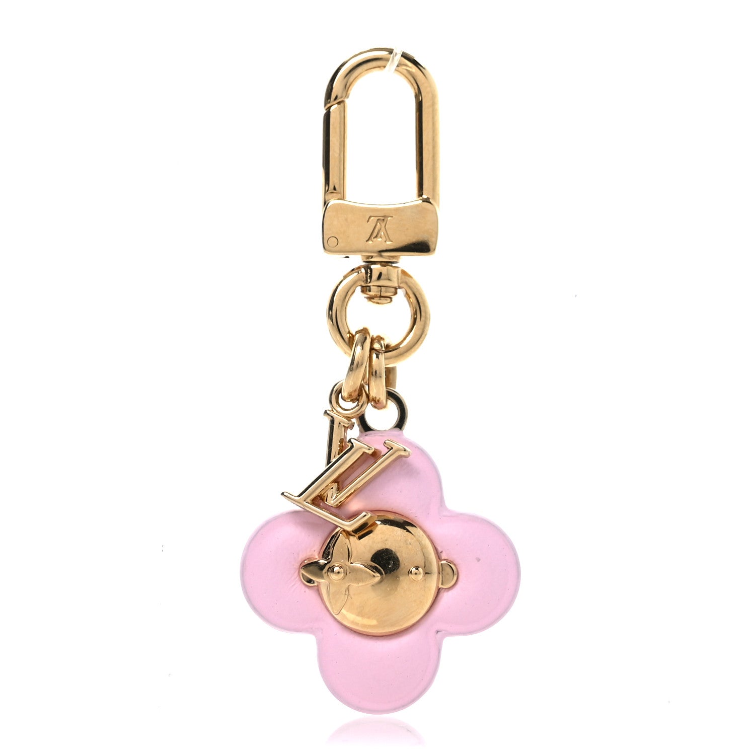 Louis Vuitton Micro Vivienne Bag Charm Key Holder Rose 1 of 4