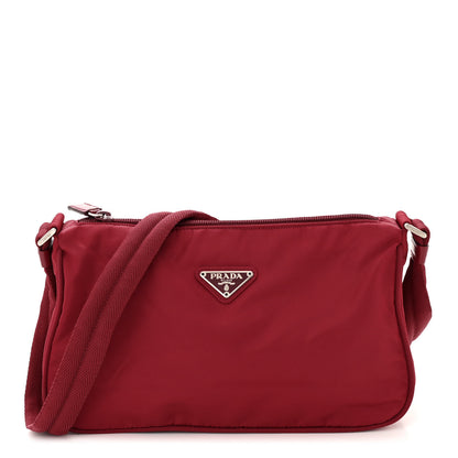 Prada Tessuto Nylon Shoulder Bag Fuoco 1 of 9