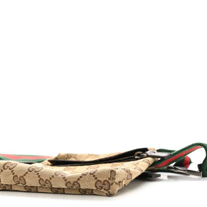 Gucci GG Monogram Double Pocket Belt Bag Dark Brown 9 of 11
