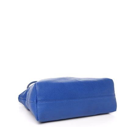 Burberry Grainy Calfskin Medium Baynard Tote Brilliant Blue 3 of 9