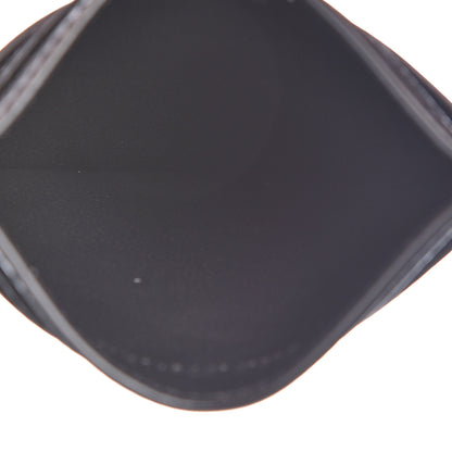 Saint Laurent Patent Tejus Lizard Calfskin Embossed Card Case Black 4 of 7