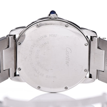 Cartier Stainless Steel 36mm Ronde Solo Quartz Watch 8 of 9