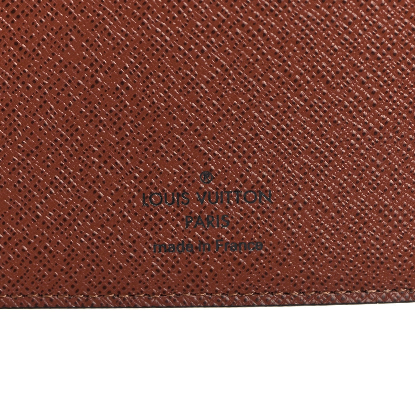 Monogram Desk Agenda Cover