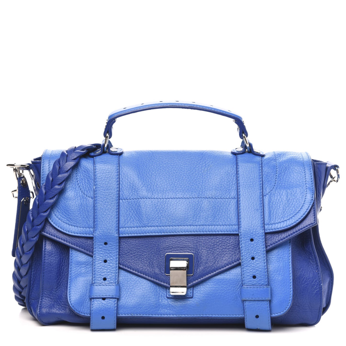 Grained Deerskin Medium Bicolor PS1 Satchel